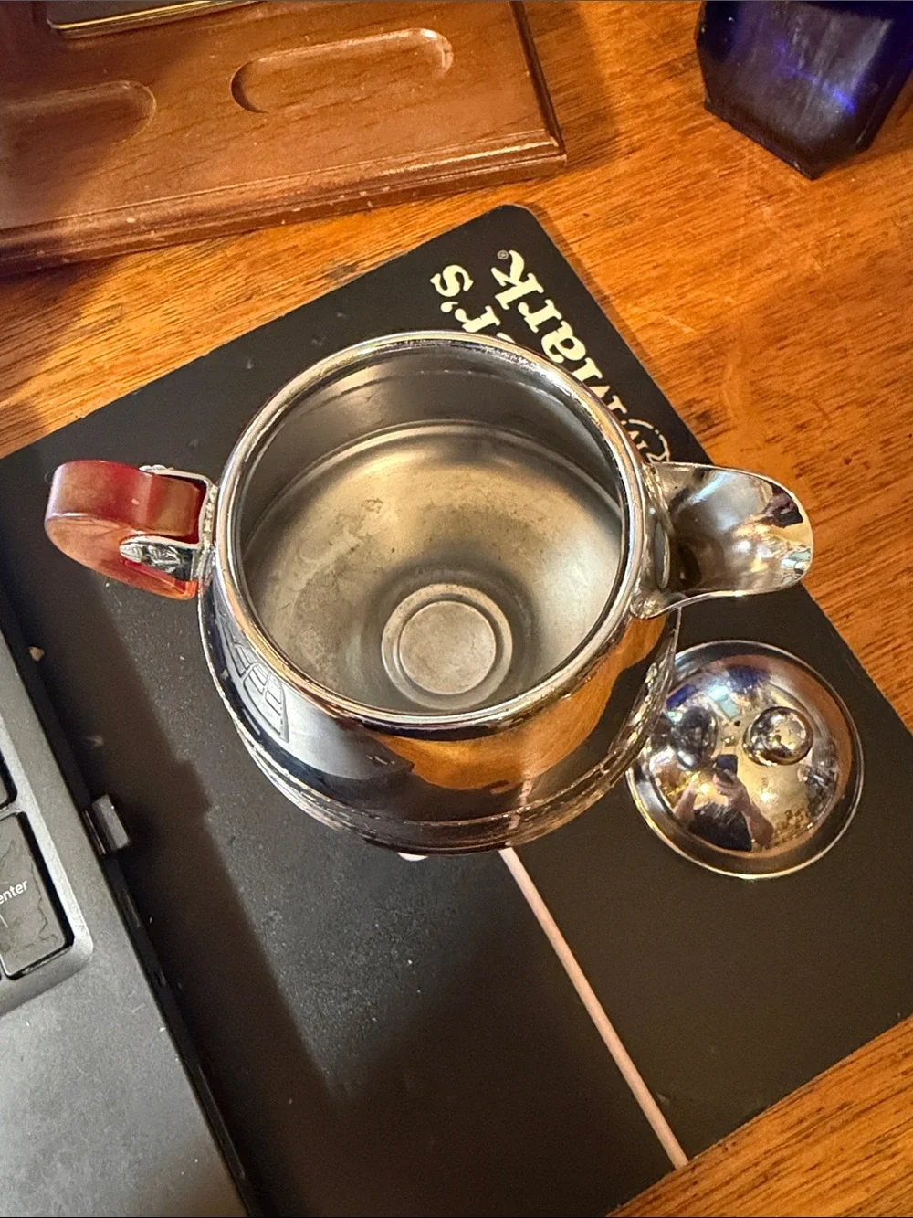 Not marked polished silver